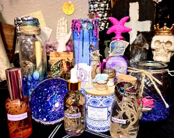 Mermaid Magic Tools - MerMagick- Sea Witch- Witchcraft - Altar Decor- Candle Magic- Witch Kit- Ritual Kit- Shrines- Mermaid Offerings-