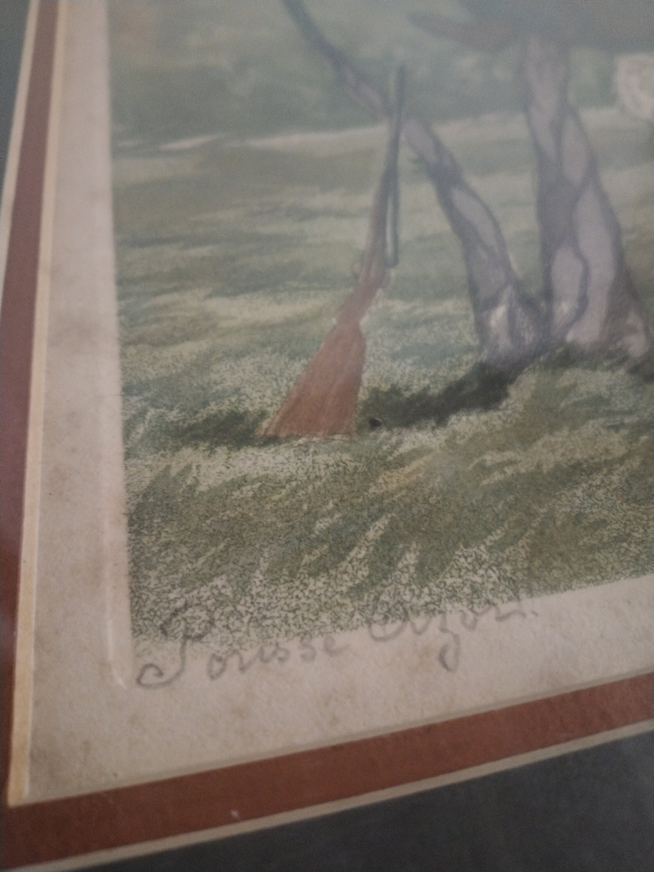 2 Vintage Framed Art Pieces by French Artist Boris O'klein Etsy