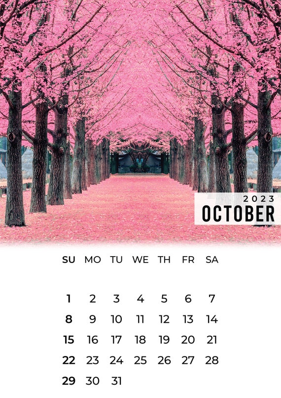 2023 Calendar Printable 2023 Year Calendar Month Wise - Etsy