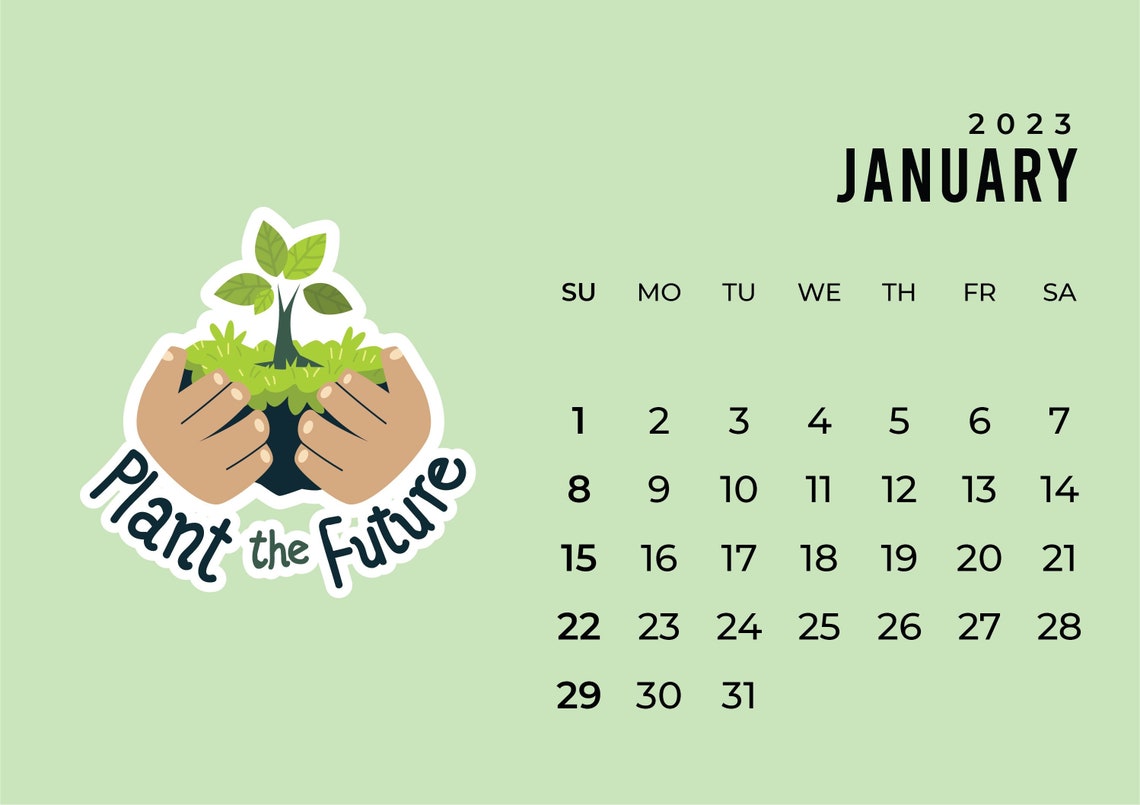 2023 Calendar Printable 2023 Year Calendar Month Wise Instant PDF 2023-calendar-printable-2023-year-calendar-month-wise-instant-pdf