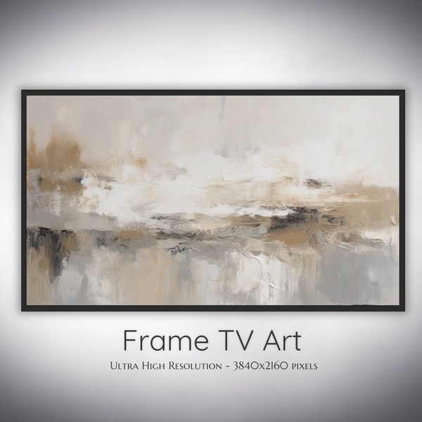 Samsung Frame Tv Art, Farmhouse Neutral, Abstract Painting, Frame Tv Art Cozy Home, Frame Tv Art Rustic, Frame Tv Art Modern, Digital Art