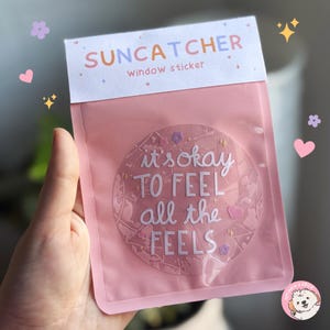 Rainbow Maker Suncatcher Sticker: Self Love Window Decal