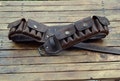 Leather Bandolier Belt, Leather Cartridge Belt, Bandoleer Hand-Sewing product logo