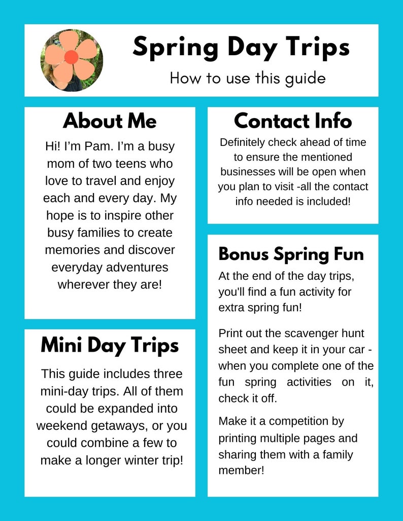 Indianapolis Spring Day Trip Itineraries, Midwest Travel Guide, Midwest Itinerary Planner, 3 one-day day trip itineraries image 2