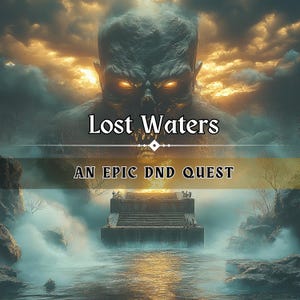 Lost Waters Quest, Pathfinder, DND-kaart en -omgeving, D&D-gevechtskaart, Dungeons and Dragons, Roll20, Fantasy Grounds, VTT