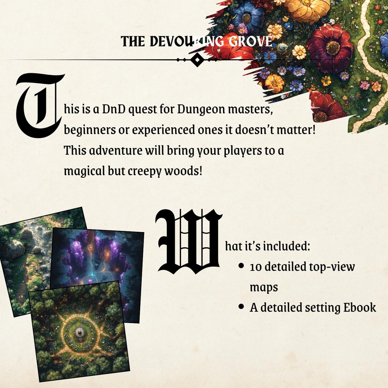 D&D Battle Maps, Fantasy RPG Maps, Digital Dungeon Maps, Virtual ...