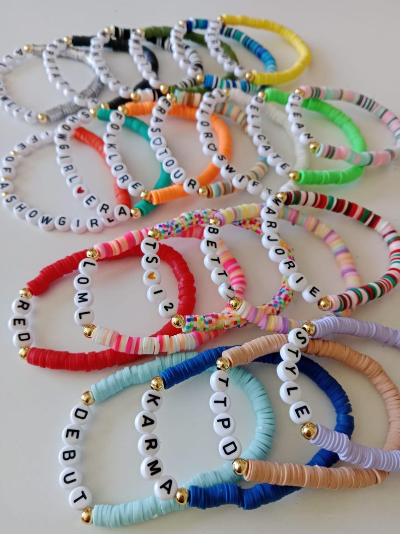 Taylor Swift Inspired Friendship Bracelet: Eras Tour Beaded Swiftie Gift 画像 2