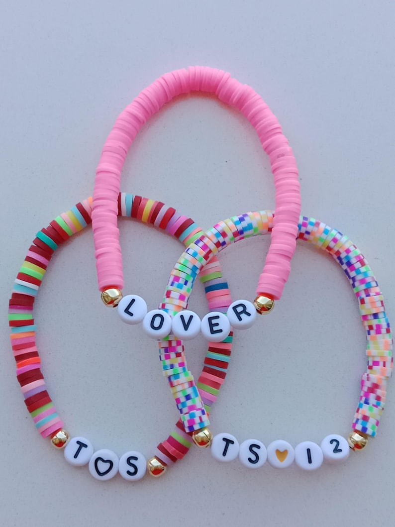 Taylor Swift Inspired Friendship Bracelet: Eras Tour Beaded Swiftie Gift 画像 4
