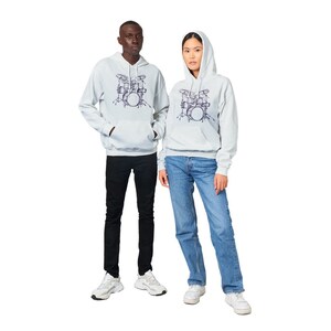 Drummer | Unisex Pullover Hoodie | with front pocket & drawstring
