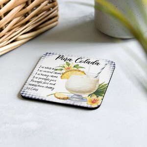 Pina Colada | Cork-back coaster