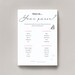 Bridal Shower Games, Printable Bridal Shower Games, Printable ...