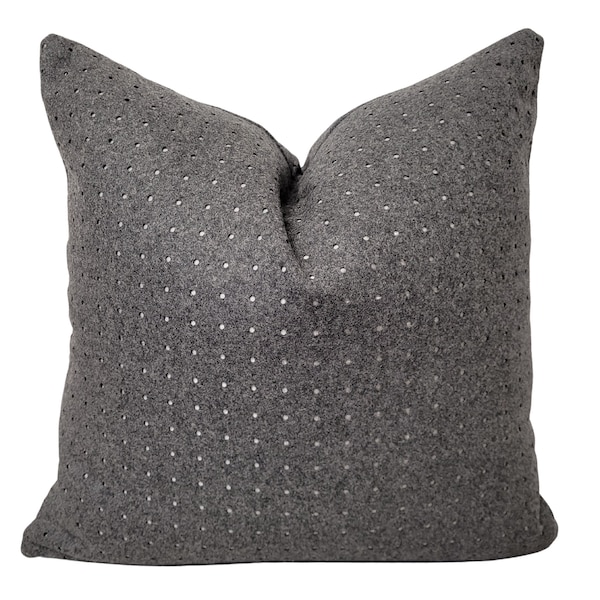 Perforated Wool Pillow