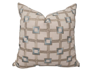 Kravet 35259-23 Embroidered Pillow