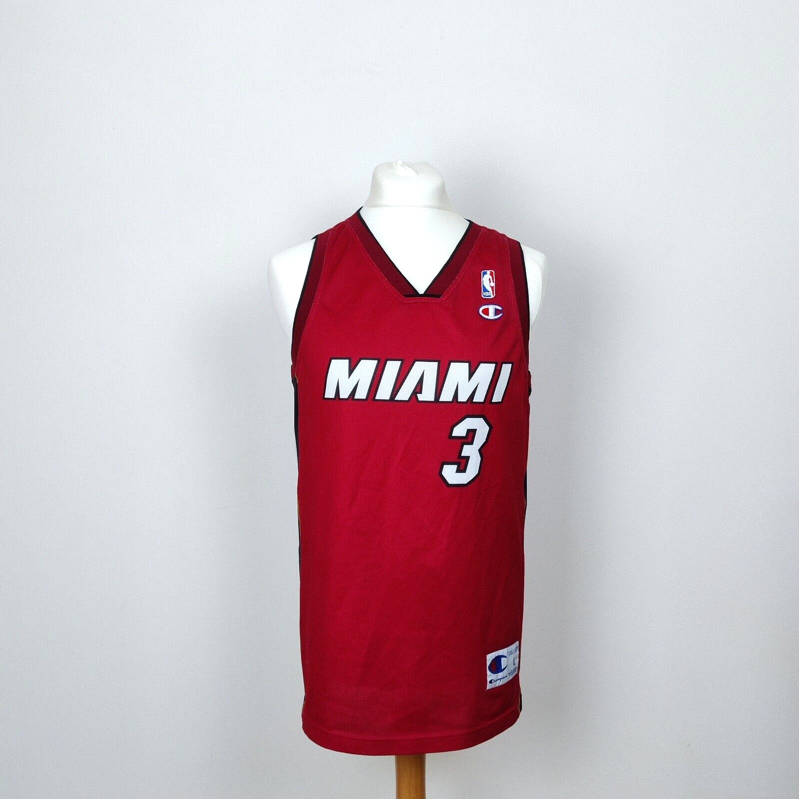 100% Authentic ~Dwayne Wade~ Adidas Miami Heat Jersey Men's Size: 40  Stitched