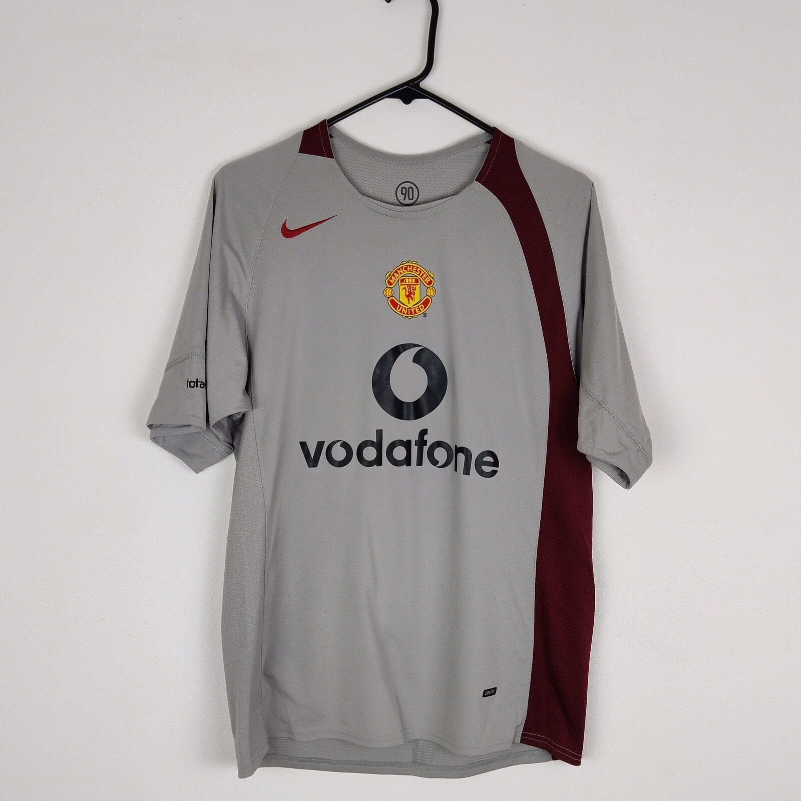 ウェア Manchester United #5 FERDINAND vodafone MANCHESTER UNITED 2004-2005 Vodafone camiseta shirt trikot