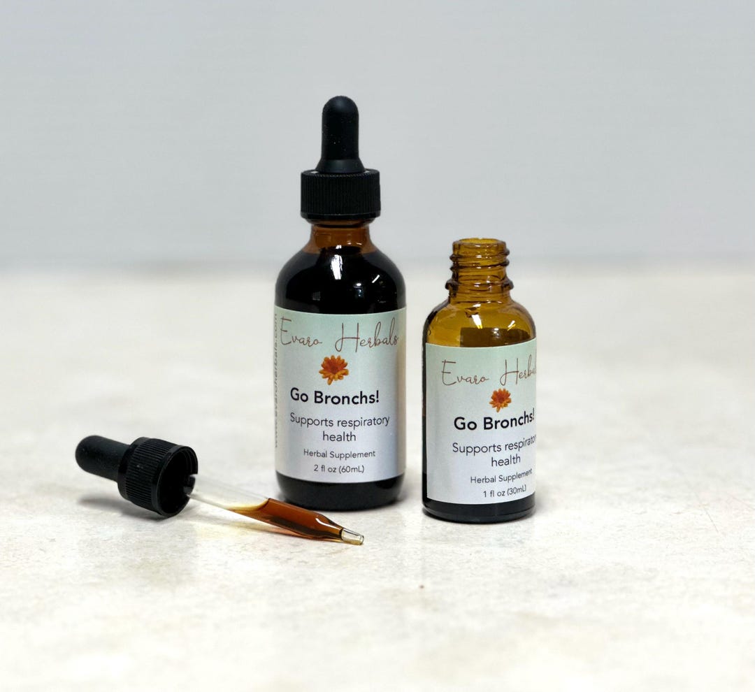 Go Bronchs! - Herbal Tincture for Respiratory Support - Etsy
