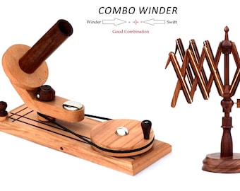 Handcrafted Rosewood Yarn Winder | Winding Machine | Yarn Swift
