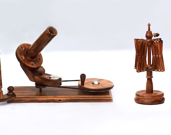 Wooden Yarn Winder Knitting & Crocheting Center Pull ! wooden yarn ball winder ! Wooden Yarn Swift Winder ! Umbrella Table Top Yarn Winder