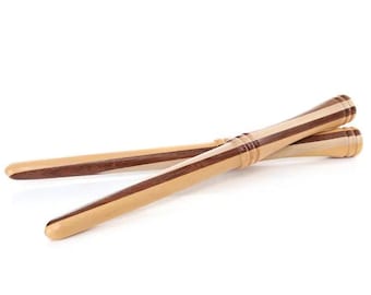 Handcrafted Beechwood Yarn Spindle Beginner Hand Spinning (13 inch)
