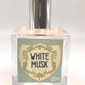 White Musk EDP - Classic, Soft musky feminine fragrance with lily, driftwood, white musk, peach, jasmine, soft powder and sandalwood