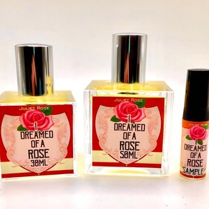I Dreamed of a Rose EDP - Dreamy Sweet and Seductive Rose perfume with gentle notes of jasmine sambac, lychee, violet, powder and woods.