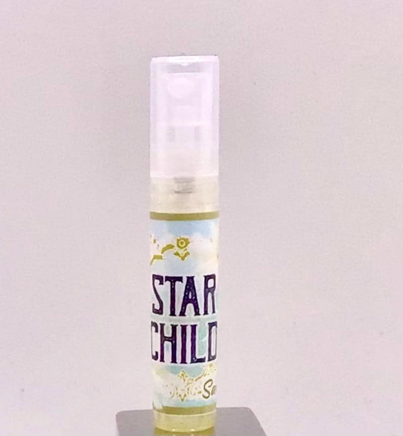 New! STAR CHILD 3ml Sample. Star Jasmine edp. A Bright floral with Tuberose, Grapefruit, Bergamot, Peppermint, Patchouli, Sandalwood, Birch