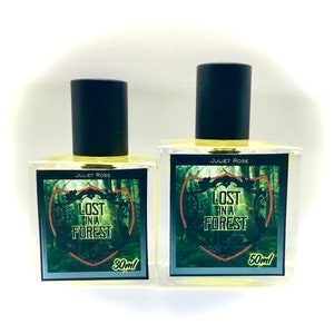Lost in a Forest - Vibrant Resinous and Earthy Woodland Aromatic EDP. Deep, sensual woods with Pine, Vetiver, Rosewood, Oud and Amber