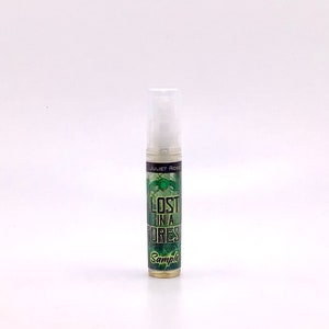 Lost in a Forest - 3ml Sample. Vibrant Resinous + Earthy Woodland Aromatic EDP. Deep, sensual woods with Pine, Vetiver, Rosewood, Oud, Amber