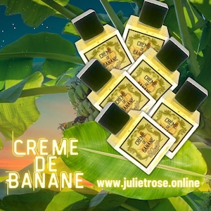 Crème de Banane EDP - Parfum lactonique de banane avec des notes de crème glacée, de miel, d'ylang-ylang, de vanille, de benjoin, de bonbons à la banane et de Sweet Shop EDP