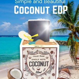Noix de coco blanc crémeux - Noix de coco comme note dominante. Parfait pour superposer, des parfums de vacances d'été, des vibrations de plage réconfortantes