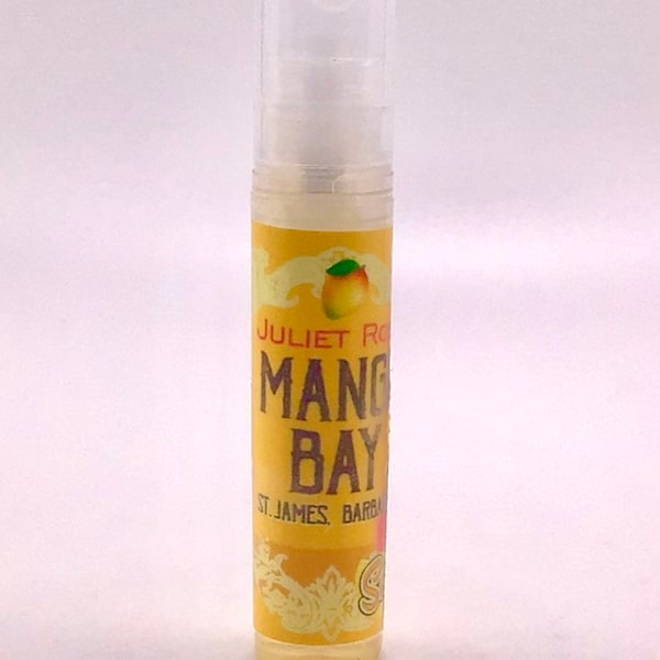 New! Mango Bay St. James Barbados - 3ml Sample  Creamy Mango Banana Pineapple and Coconut with honey, orange blossom and Peach Smoothie