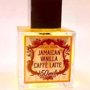 Jamaican Vanilla Caffe Latte EDP 3ml Sample - Warm Sweet Coffee Gourmand with notes of whipped cream, spices, rum, coffee vanilla.