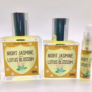 Night Jasmine & Lotus Blossom EDP - Long lasting, Exquisite and Luxurious Floral with Night Blooming Jasmine + Lotus Blossom
