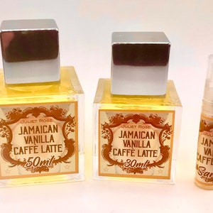 Jamaican Vanilla Caffe Latte II (RF) EDP 3ml Sample - Warm Sweet Coffee Gourmand with notes of whipped cream, spices, rum, coffee vanilla.