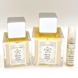 White Tea Jasmine Patchouli EDP: Aromatic Perfume