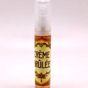Crème Brûlée EDP - 3ml Sample. Creamy Lactonic Vanilla Custard perfume with Burnt Sugar, Toffee, Caramel, Butter and Biscuit Notes.
