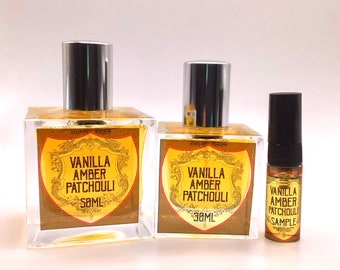 バニラ アンバー パチョリ EDP: 官能的なサンダルウッド ムスク - 100ml