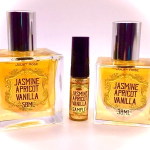 Jasmine Apricot Vanilla - Warm Jasmine, Ambery Apricot and Creamy Vanilla with Patchouli and Cedarwood EDP.