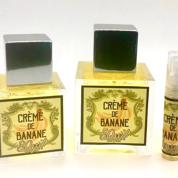 Crème de Banane EDP - Lactonic Banana Perfume with Ice Cream notes, Honey, Ylang Ylang, Vanilla, Benzoin, Banana Sweets and Sweet Shop EDP