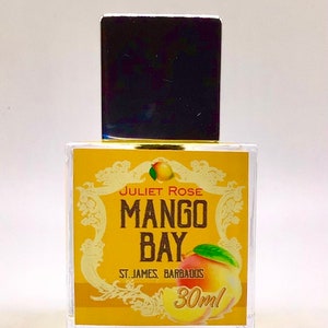 New! Mango Bay St. James Barbados - 30ml -  Creamy Mango Banana Pineapple and Coconut Cream with honey, orange blossom and Peach Smoothie