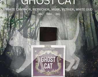 Ghost Cat EDP: Gothic Unisex Perfume - Camphor, Petrichor, Oud
