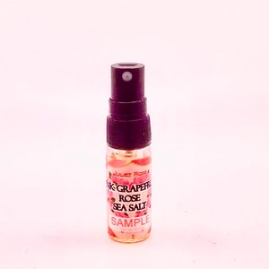 Pink Grapefruit Rose and Sea Salt Eau de Parfum - 3ml Sample Spray - Available in 30ml, 50ml and 100ml. Sweet, Fresh and Fruity