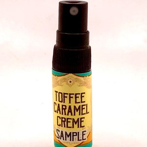 Toffee Caramel Crème - 3ml Sample of Delicious Toffee Caramel Sweet Fruit Gourmand EDP with sophistication and depth. Best Seller!