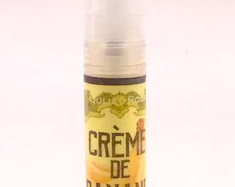 Crème de Banane - 3ml Sample.  Lactonic Banana Perfume with Ice Cream notes, Honey, white florals, vanilla, Benzoin, Suede