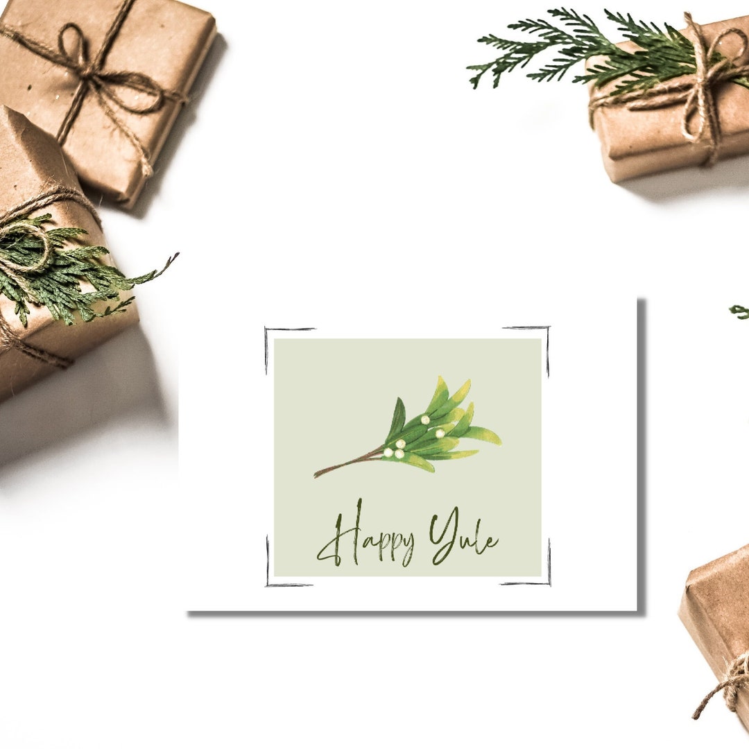 Winter Solstice Cards Yule Cards Pagan Cards Yule Festival Etsy