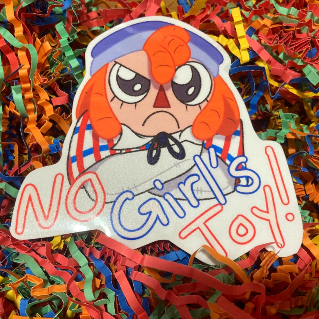 I'm No Girl's Toy Raggedy Andy Sticker - Etsy