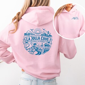 La Jolla Cove Hoodie, San Diego California Hoodie, La Jolla Hoodie, California Beach Hoodie, Vacation Hoodie, Coastal Gift