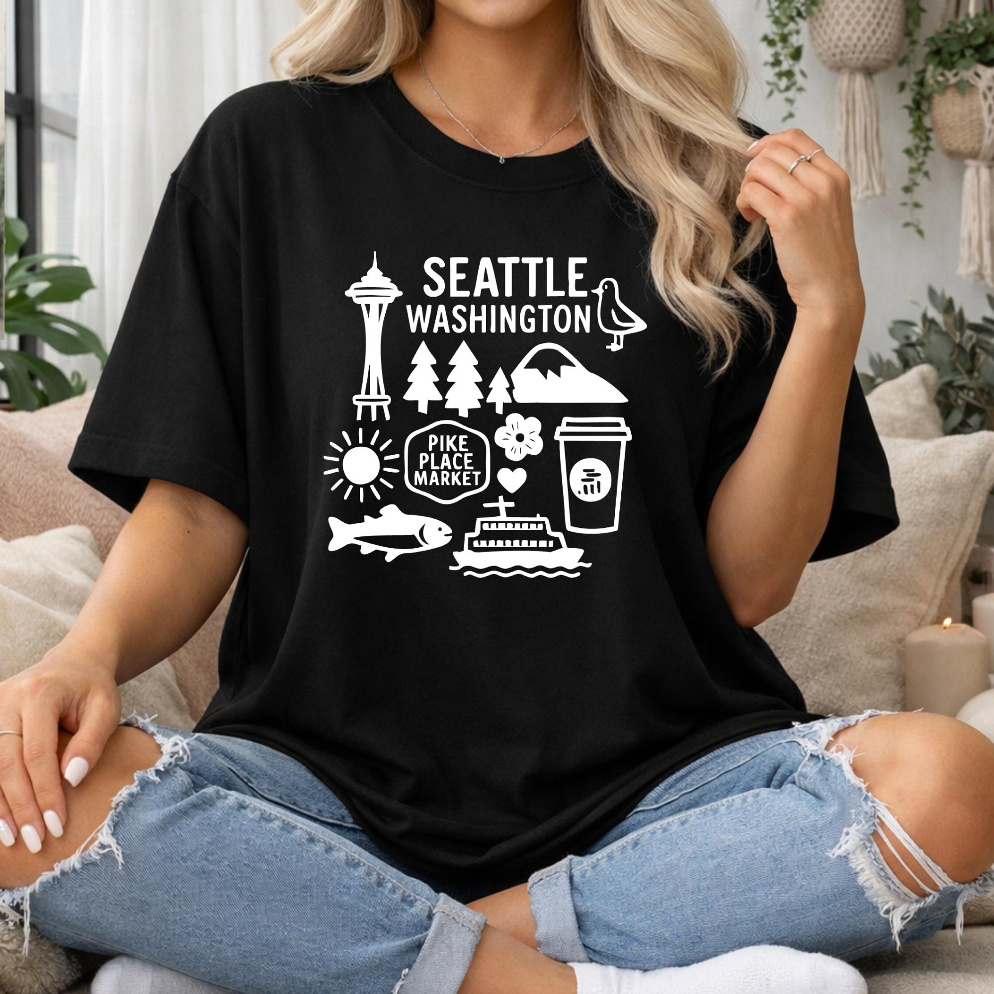Pike Place Market Tshirt - Etsy
