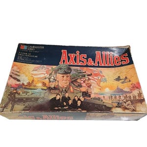 Axis & Allies Spring 1942 World At War Milton Bradley Gamemaster Series 1984
