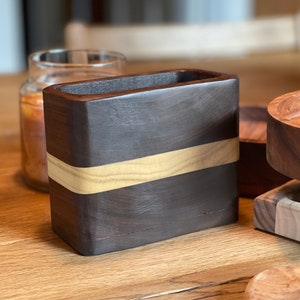 Handmade Walnut and Oak Pencil/Pen Holder - Our Best seller! Check the reviews. Give the gift of natural wood.